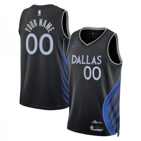 Dres Dallas Mavericks Prilagođeni Nike 2025-26 City Edition Crno Swingman Dres Dallas Mavericks Prilagođeni Nike 2025-26 City Edition Crno Swingman
